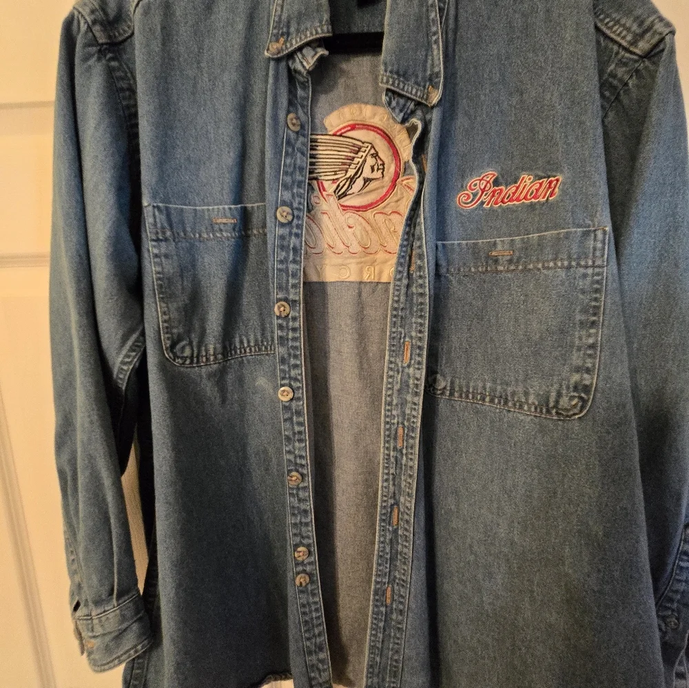 Indian denim shirt - Picture 4 of 7